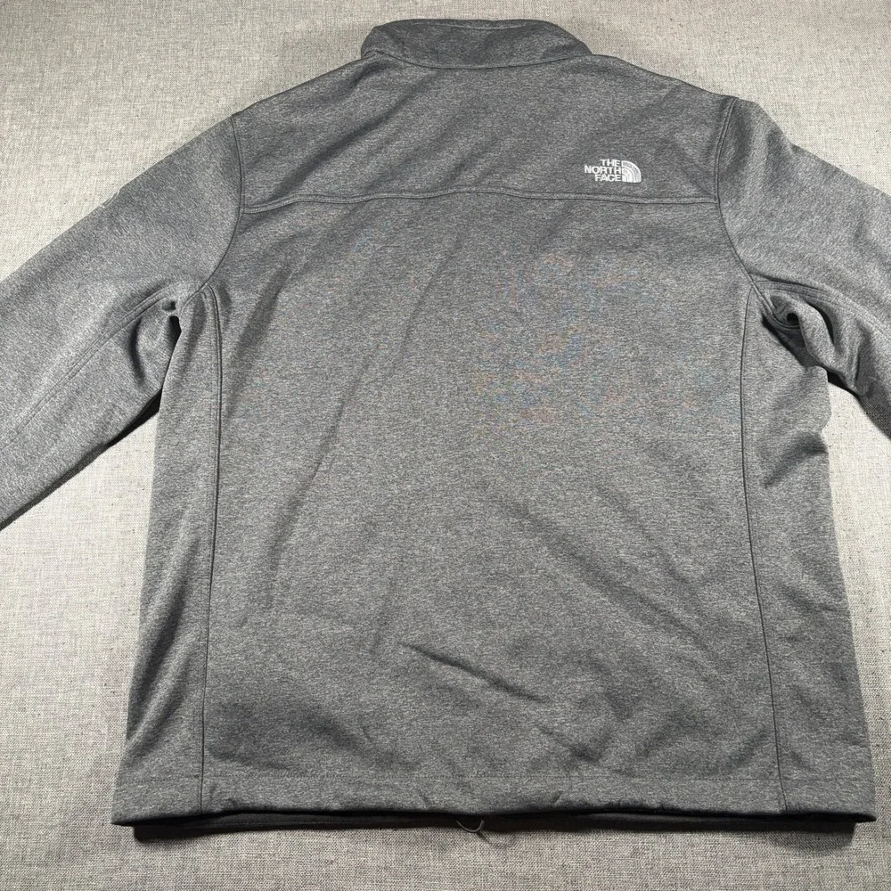 The North Face WindWall Jacket Mens XL Grey Full Zip Softshell NF0A3L3X